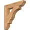 Ekena Millwork Balboa Slat Smooth Bracket, Western Red Cedar, 3 1/2"W x 20"D x 20"H BKT04X20X20BOA06SWR - alternate 1